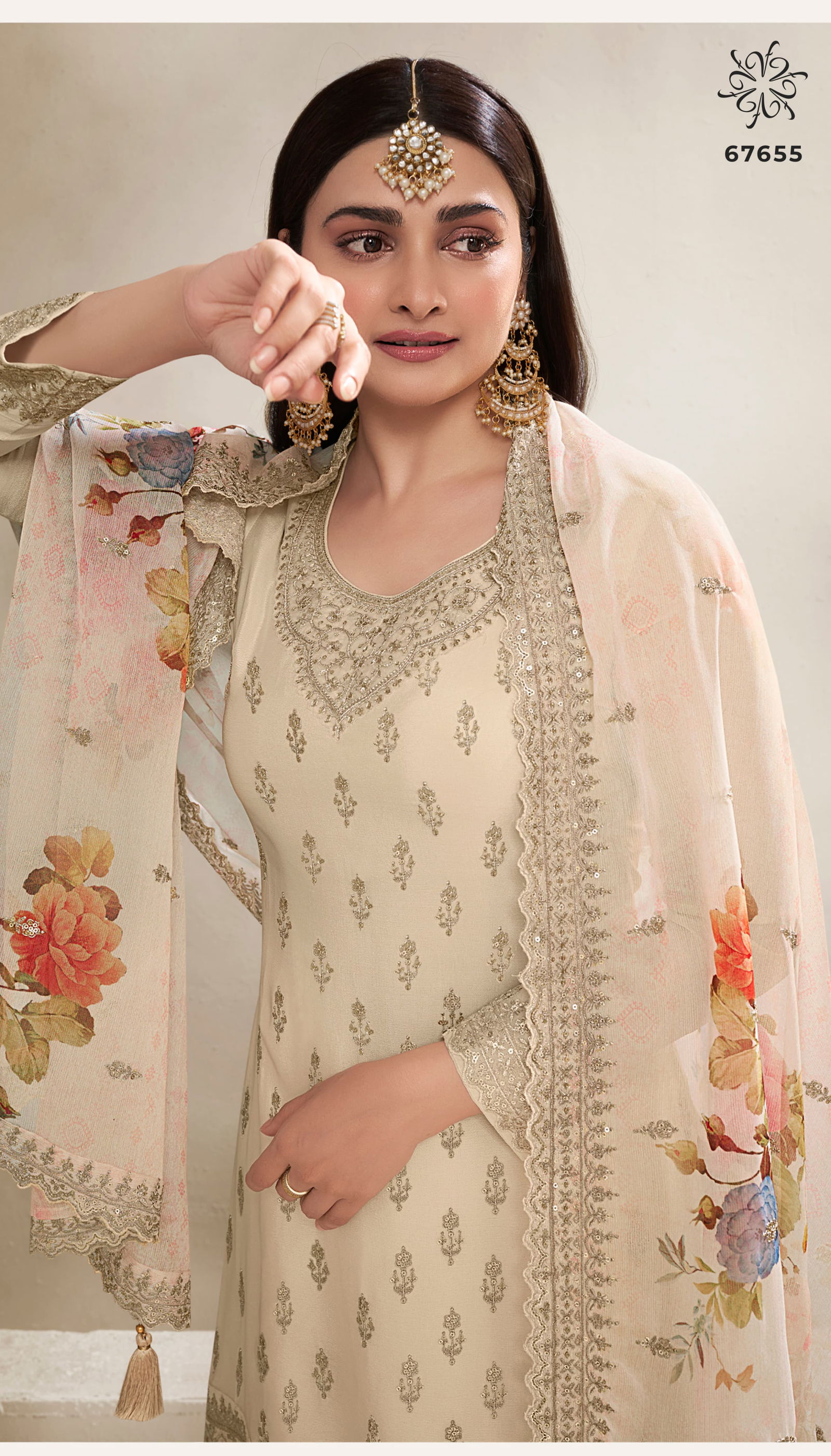 Shalini By Vinay Chinon Embroidery Wedding Salwar Suit Wholesale Market